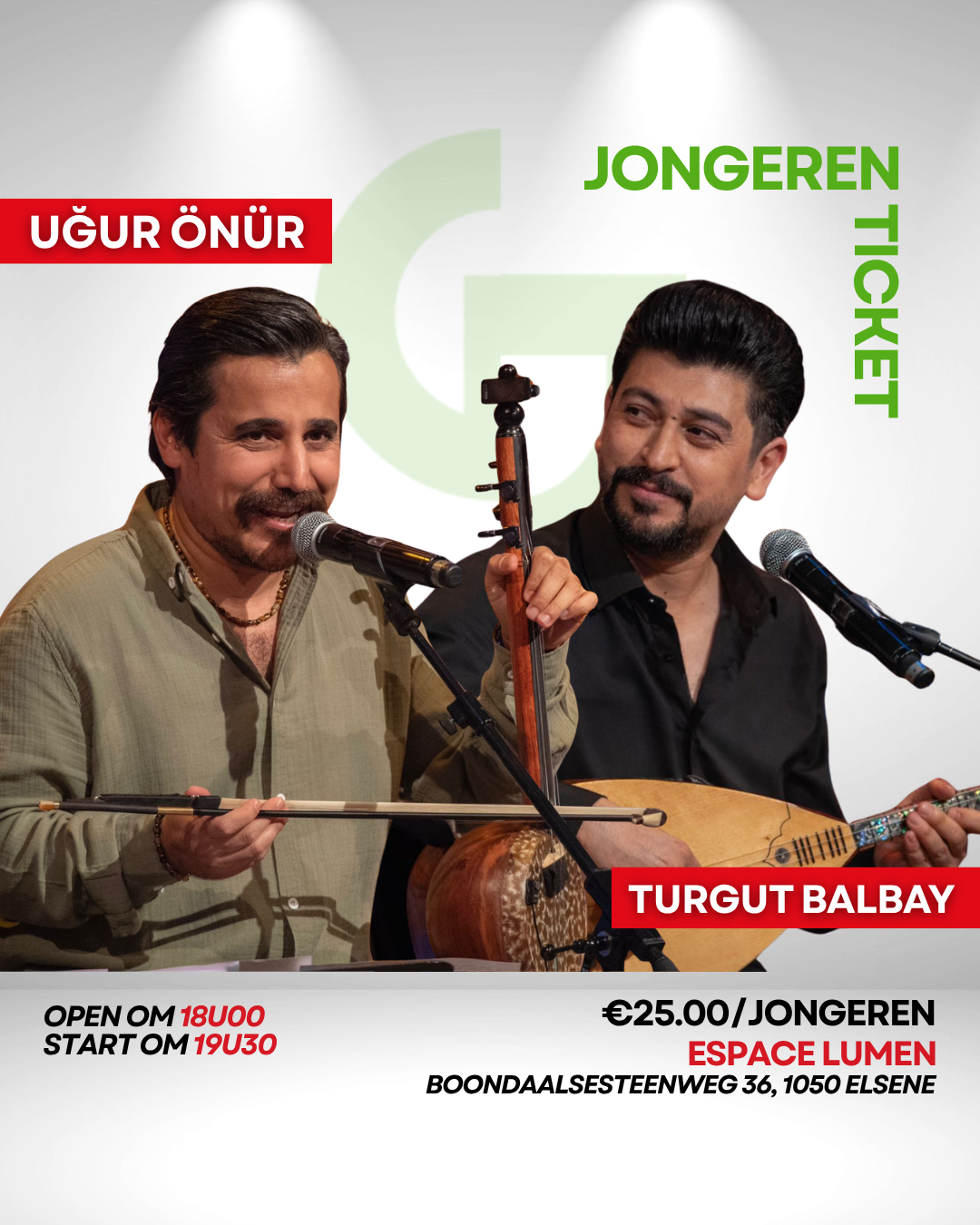 TICKET JONGEREN – volksmuziekconcert en folkloristische dansgroep – 27/09/2026